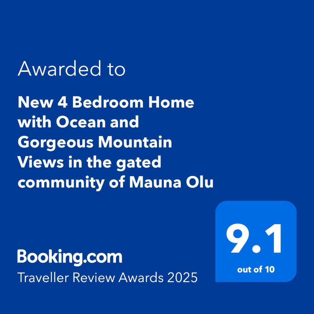 New 4 Bedroom Home With Ocean And Gorgeous Mountain Views In The Gated Community Of Mauna Olu Waianae Exteriör bild